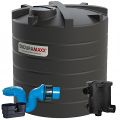 Enduramaxx 10000 Litre Water Tank with a calmed inlet overflow siphon and VF1 Filter