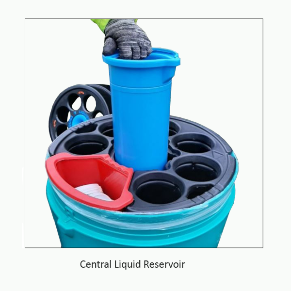 Cup and Liquid Recycling Bin - 120 Litres