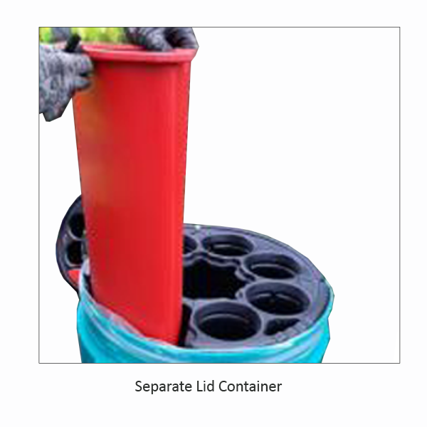 Cup and Liquid Recycling Bin - 120 Litres