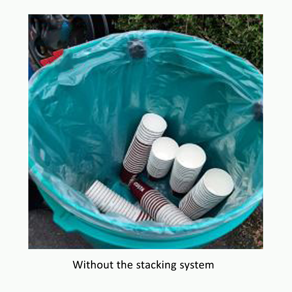 Cup and Liquid Recycling Bin - 120 Litres