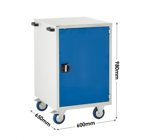Euroslide Mobile Cabinet - Garage/Workshop Tool Storage - 600x980x650mm