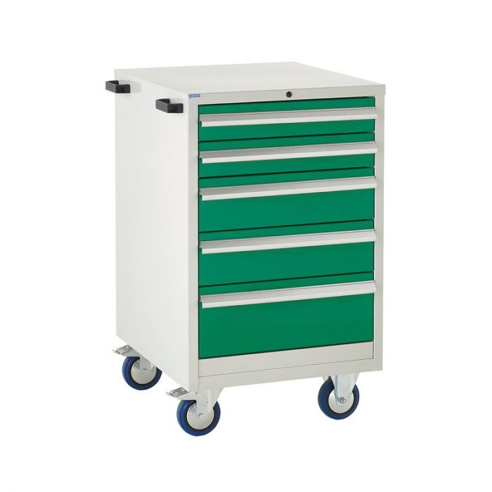 Euroslide Mobile Cabinet - Garage/Workshop Tool Storage - 600x980x650mm