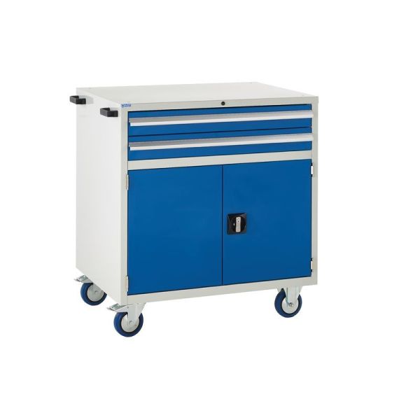 Euroslide Mobile Cabinet - Garage/Workshop Tool Storage - 900x980x650mm