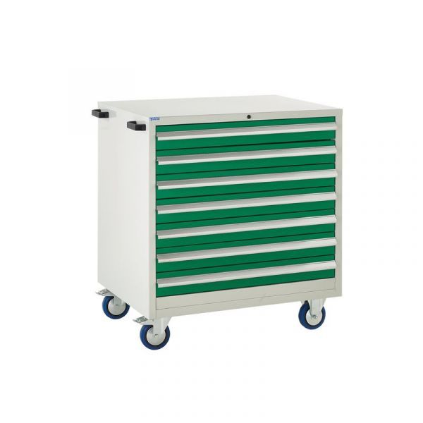 Euroslide Mobile Cabinet - Garage/Workshop Tool Storage - 900x980x650mm
