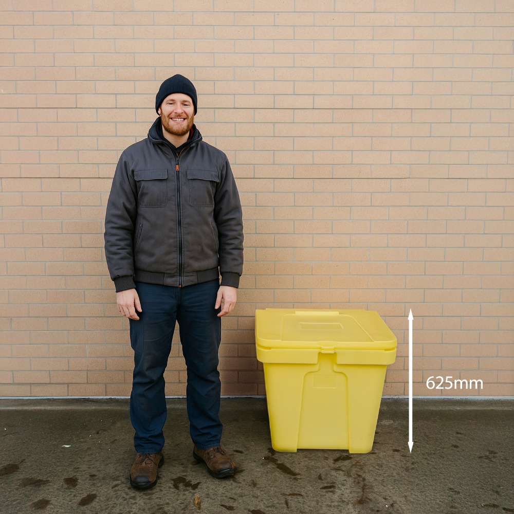 EverTough Small Lockable Grit Bin - 110 Litre