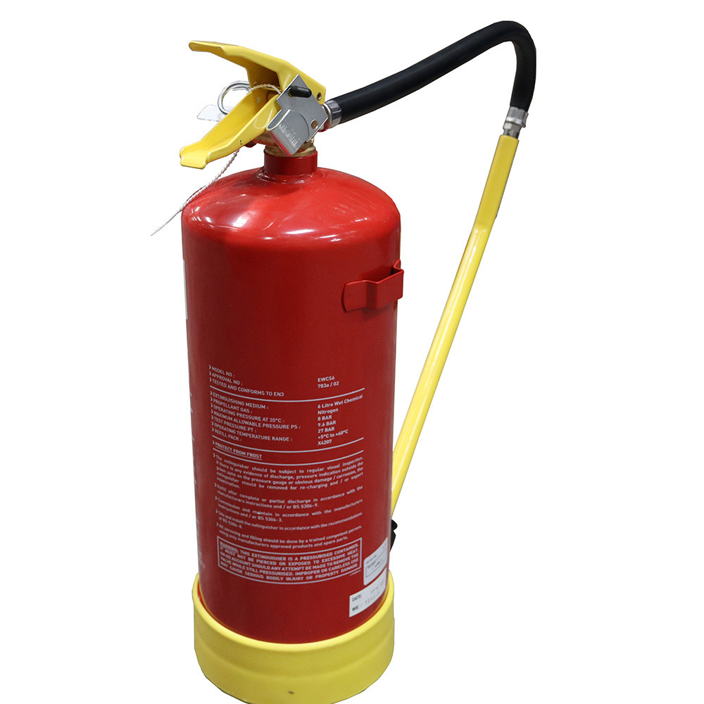 6 Litre Pressure Wet Chemical Fire Extinguisher - UK Manufactured