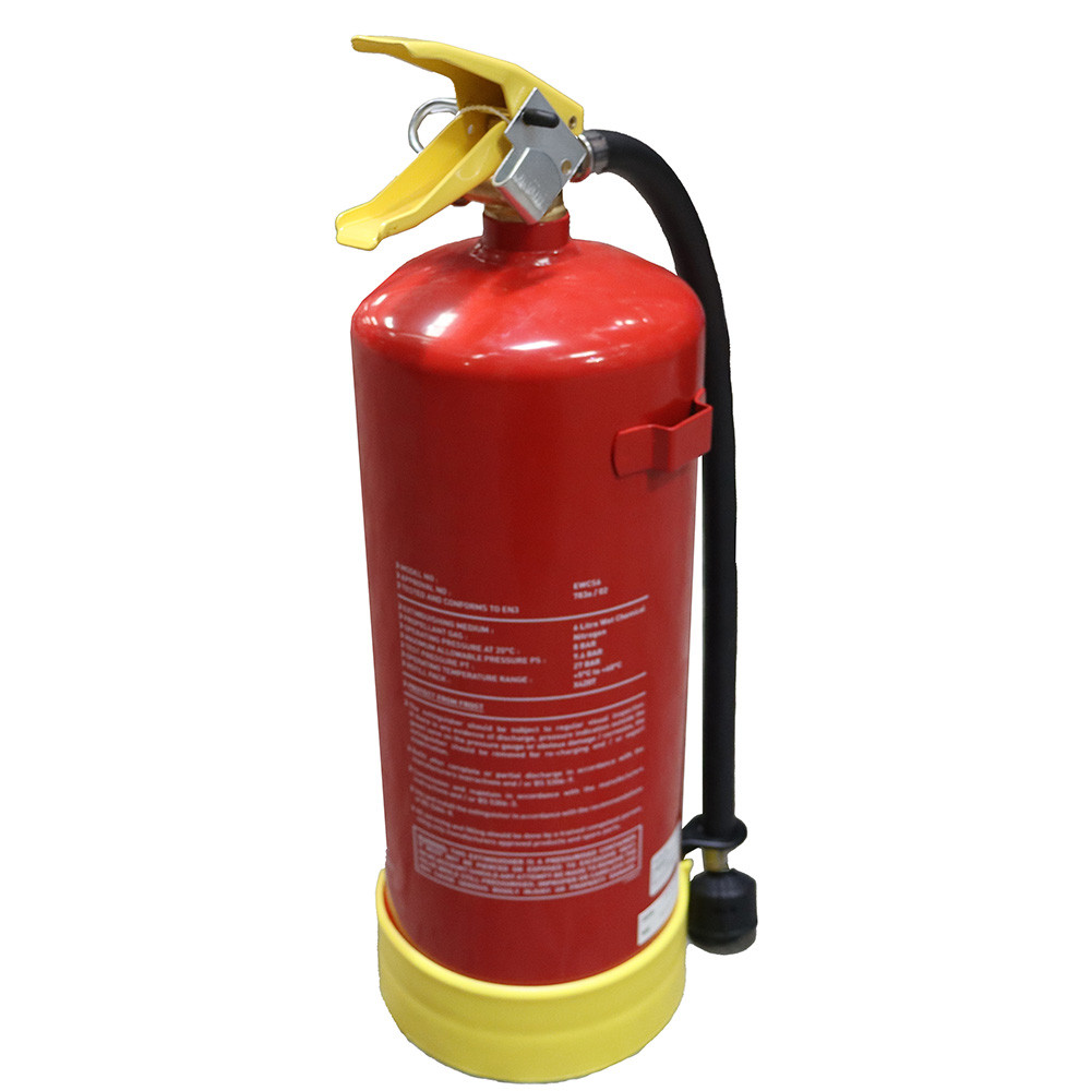 6 Litre Pressure Wet Chemical Fire Extinguisher - UK Manufactured