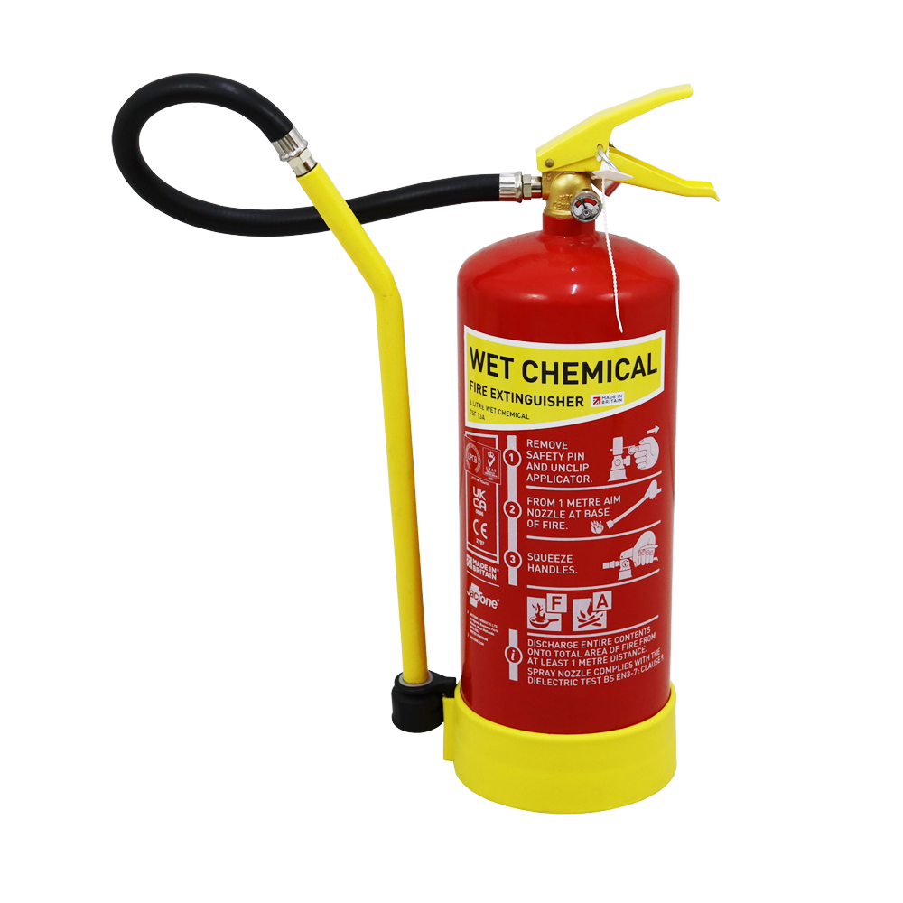 6 Litre Pressure Wet Chemical Fire Extinguisher - UK Manufactured