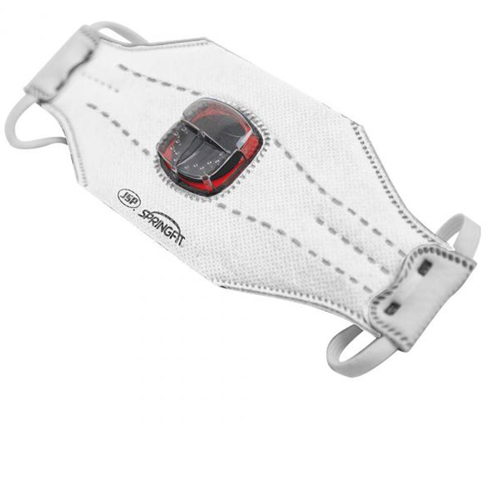 JSP Springfit 435ML FFP3 Disposable Face Mask With Typhoon Valve - Box of 10