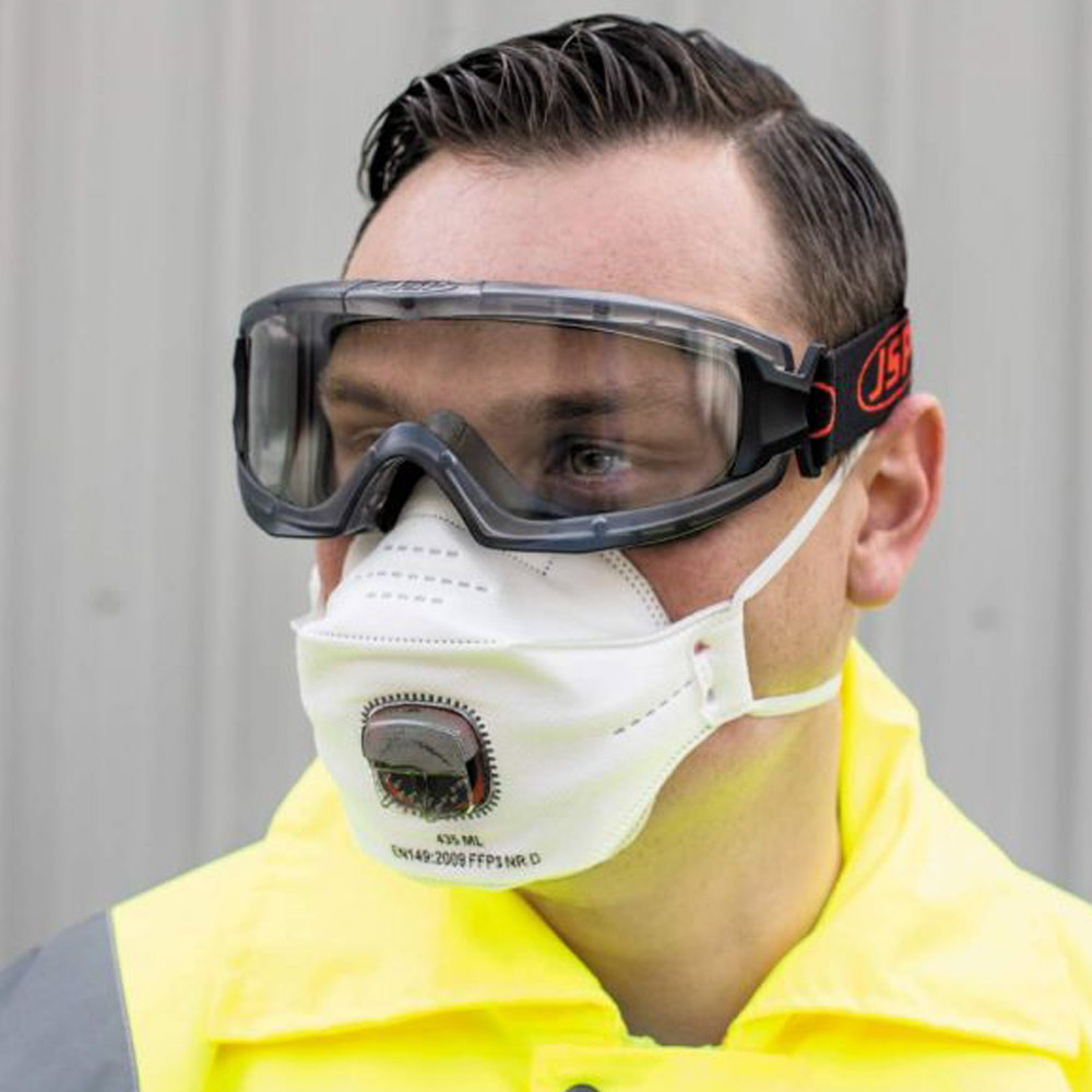Ssp3 Mask JSP Springfit™ 435ML FFP3 Disposable Face Mask With Typhoon™ Valve ...