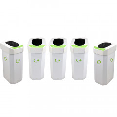 Separate Waste Collection Station - Combin Recycling Bins