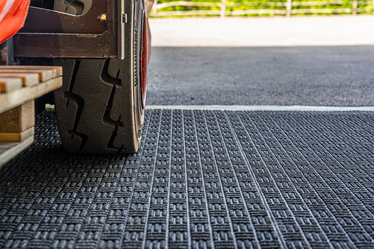 Forklift Mat 900mm x 1800mm - Charcoal