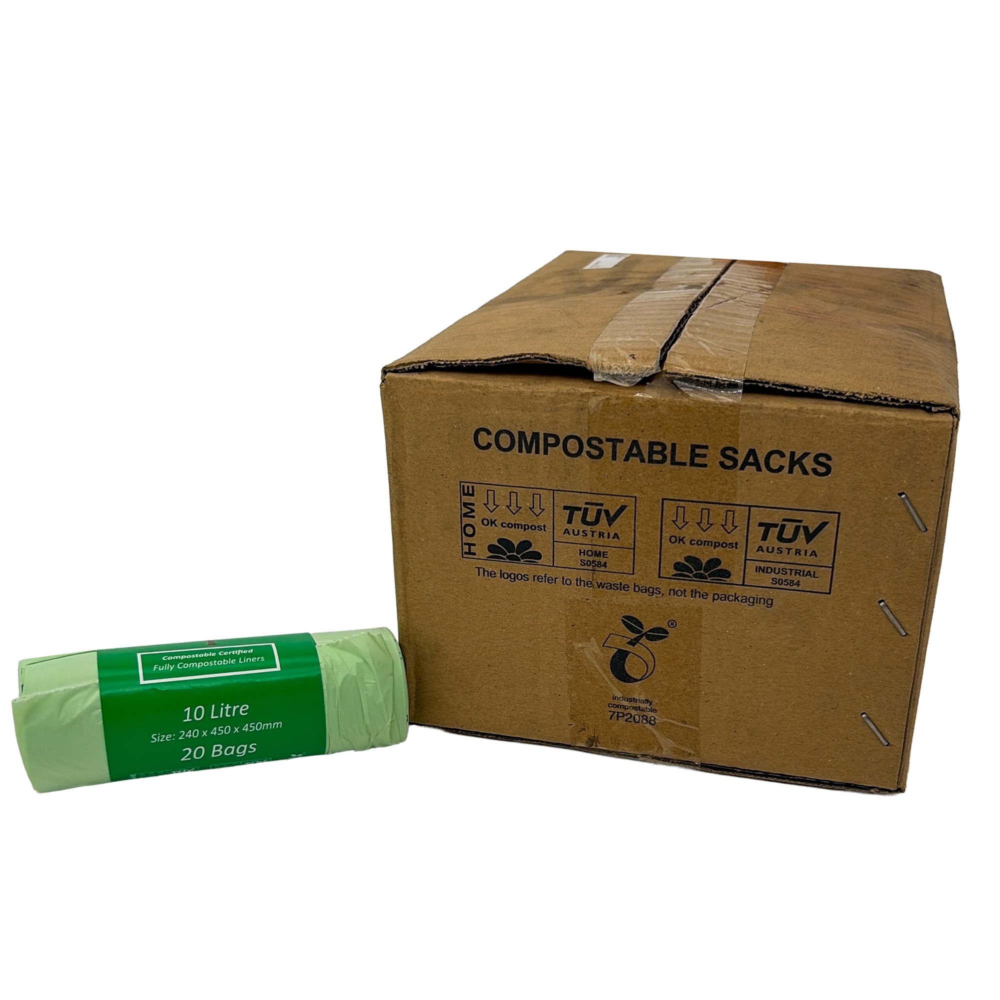 Food Waste Bags - 10 Litre-Box of 24