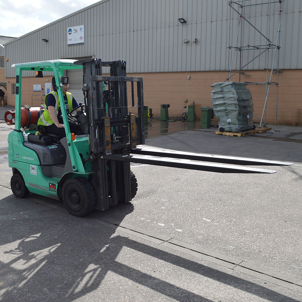 Forklift Extensions 1800mm Length 3000kg Capacity