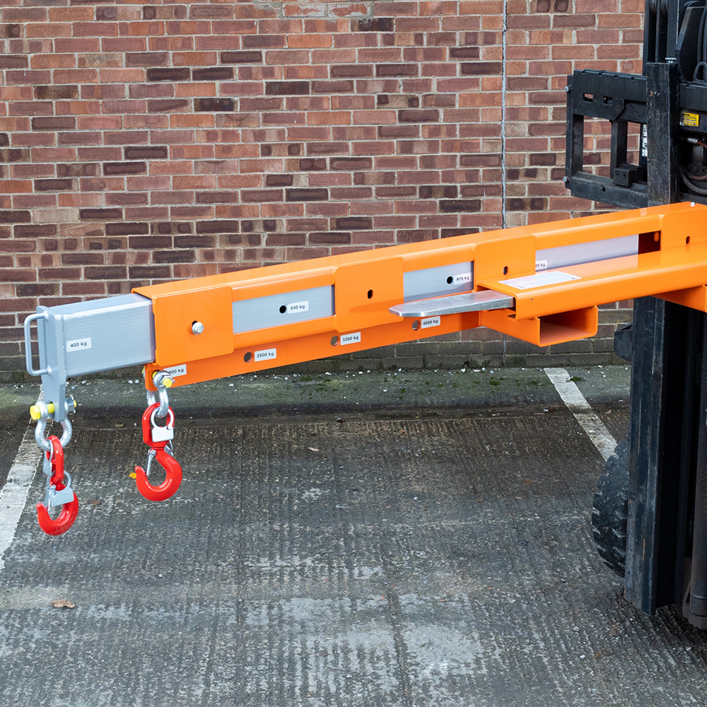 Fork Mounted Low Profile Extending Jib