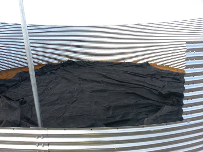 100000 Litres Coated Steel Water Tank with Liner