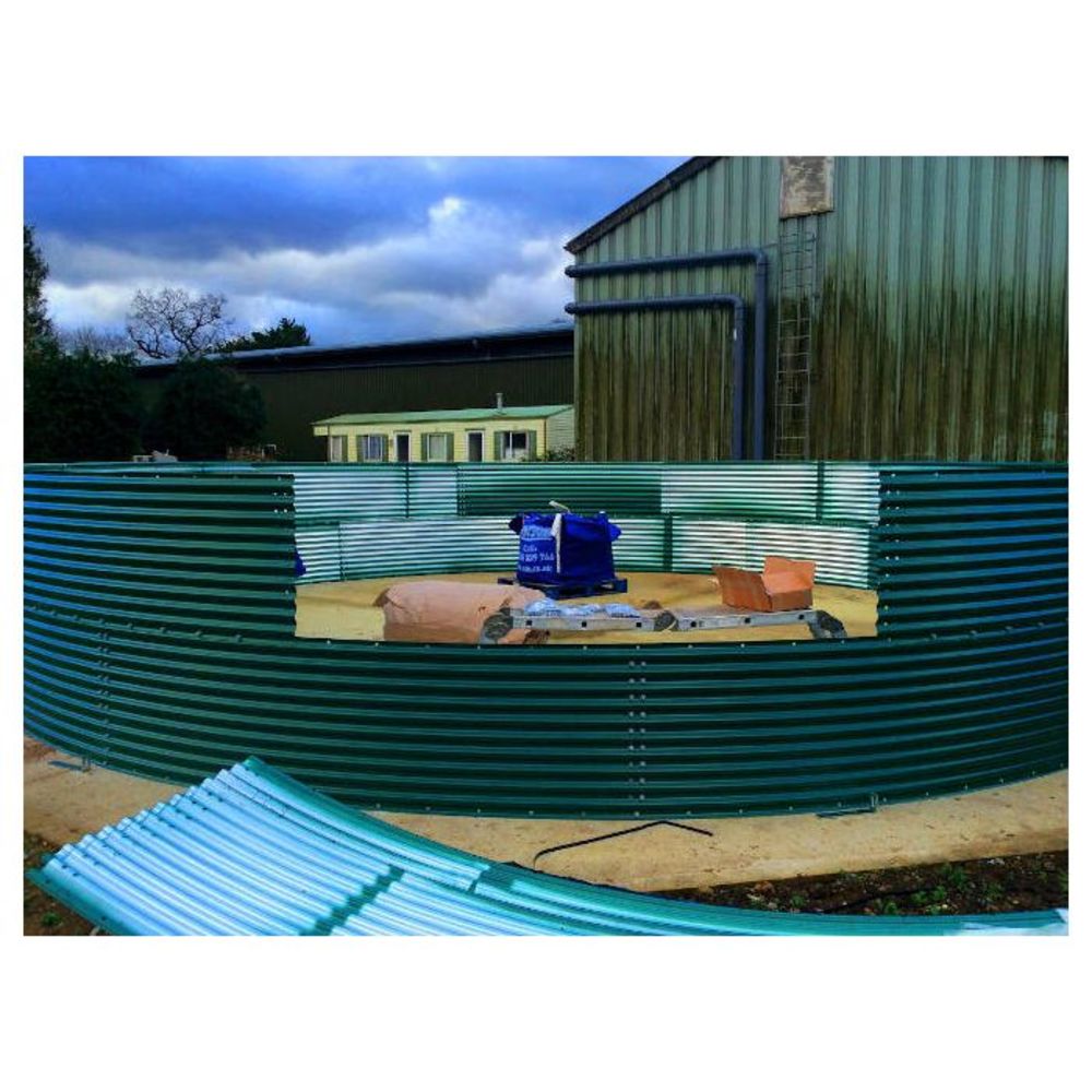 Galvanised Water Tank 135000 - 650000 Litres - 48ft Dia