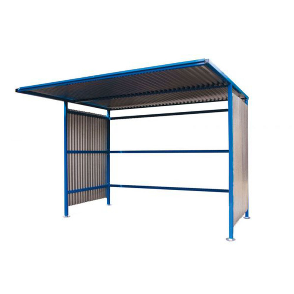 Traditional Cycle Shelter With Galvanised Sides