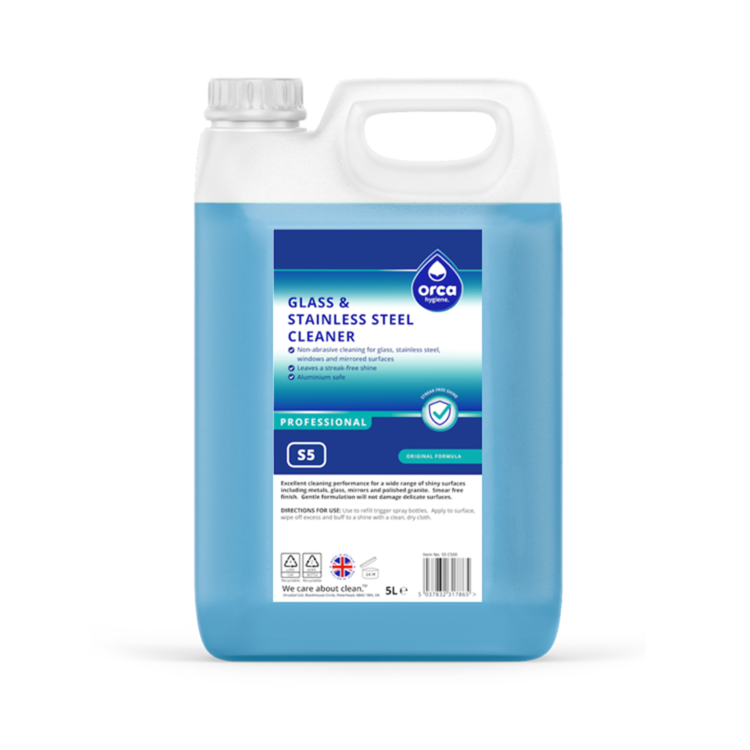 Orca Hygiene Glass & Stainless Steel Cleaner