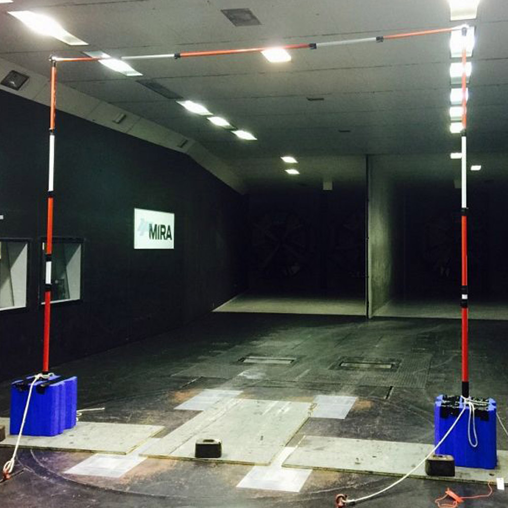 HSE GS6 Telescopic Goalposts with Crossbar