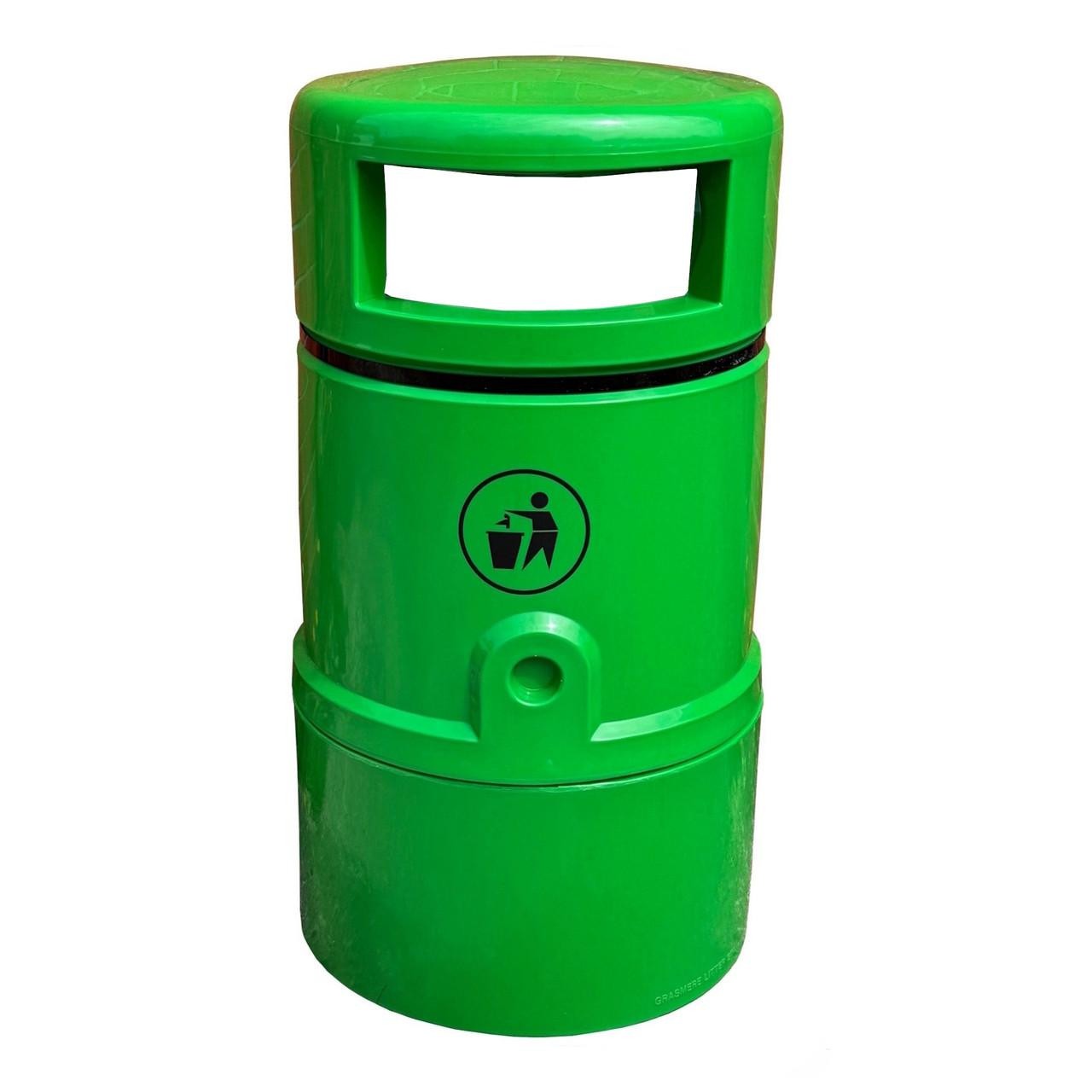 Grasmere Outdoor Litter Bin - 120 Litre