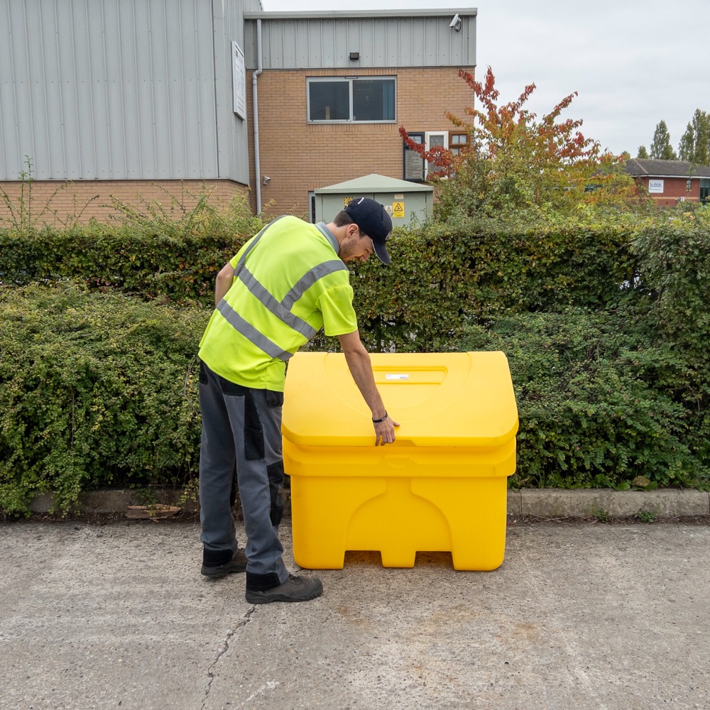EverTough 400 Litre Large Lockable Grit Bin