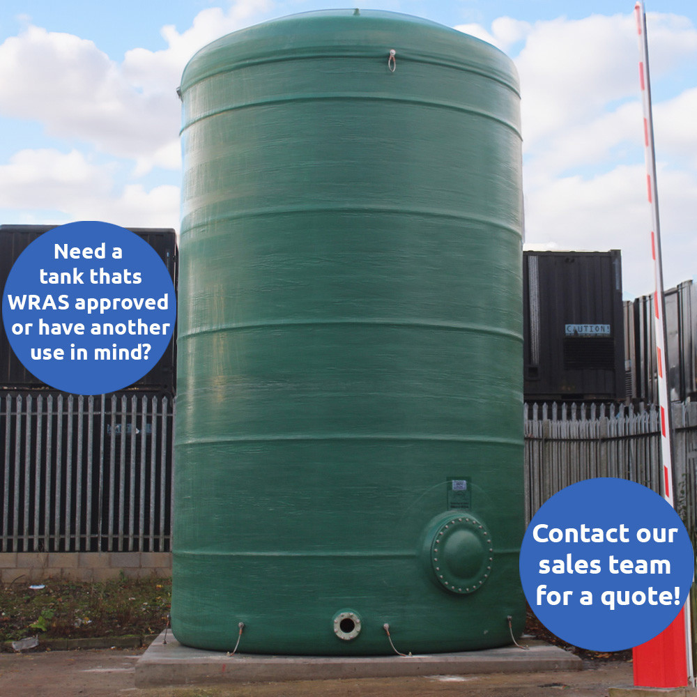 40,000 Litre Vertical GRP Water Tank