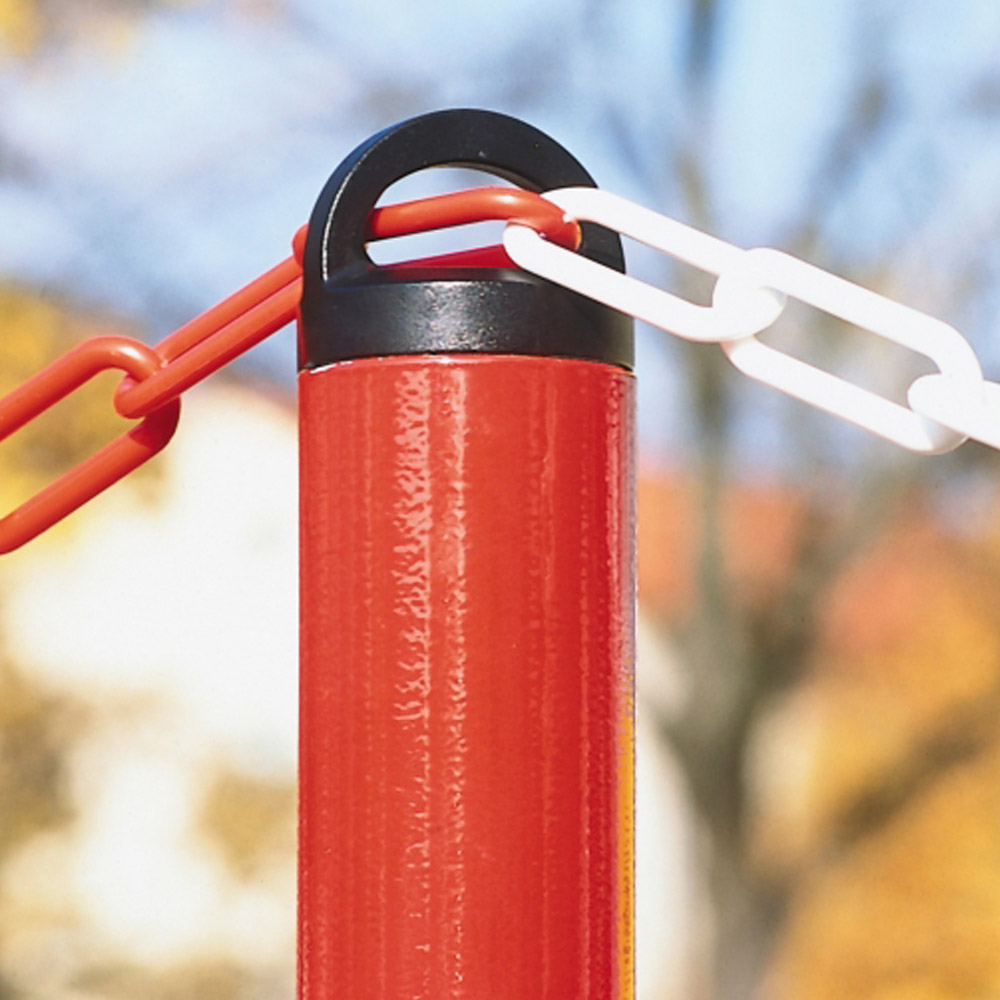 Heavy Duty Chain Post with Circular Recycled Base