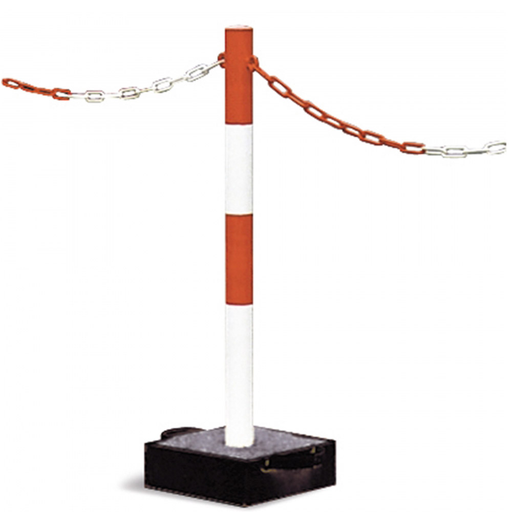 Safety Chain Posts Heavy Duty Chain Post with Metal Base with Handles - Kingfisher Direct Ltd