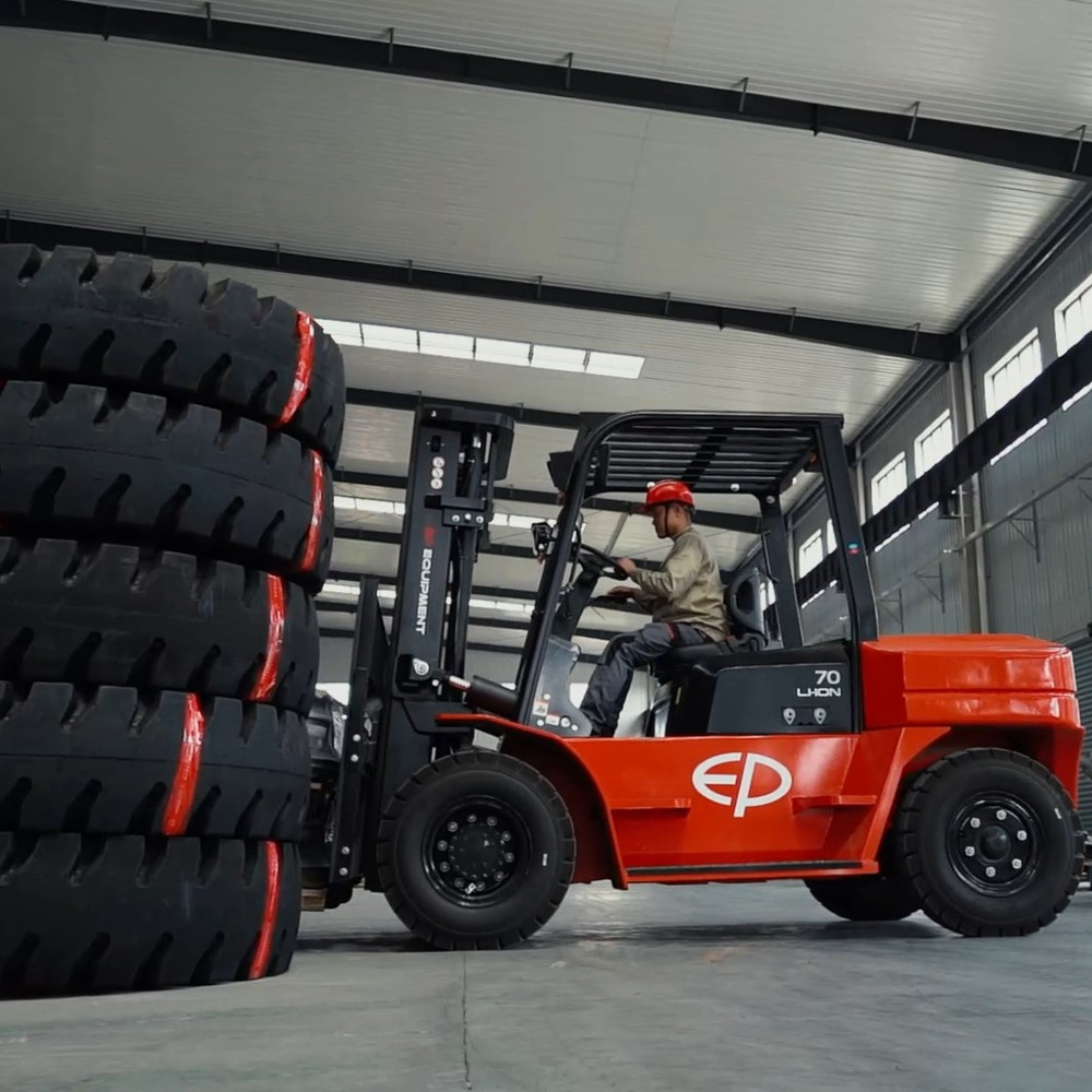 Heavy Duty Lithium Electric Forklift - 10 Tonne Capacity