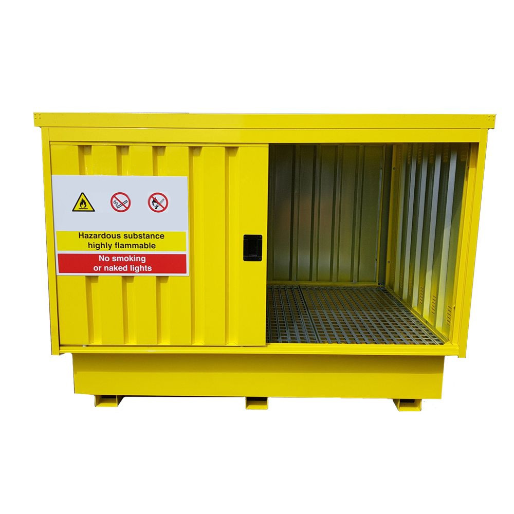 Bunded Storage Rack Lockable Double IBC Bunded Storage - Kingfisher Direct Ltd