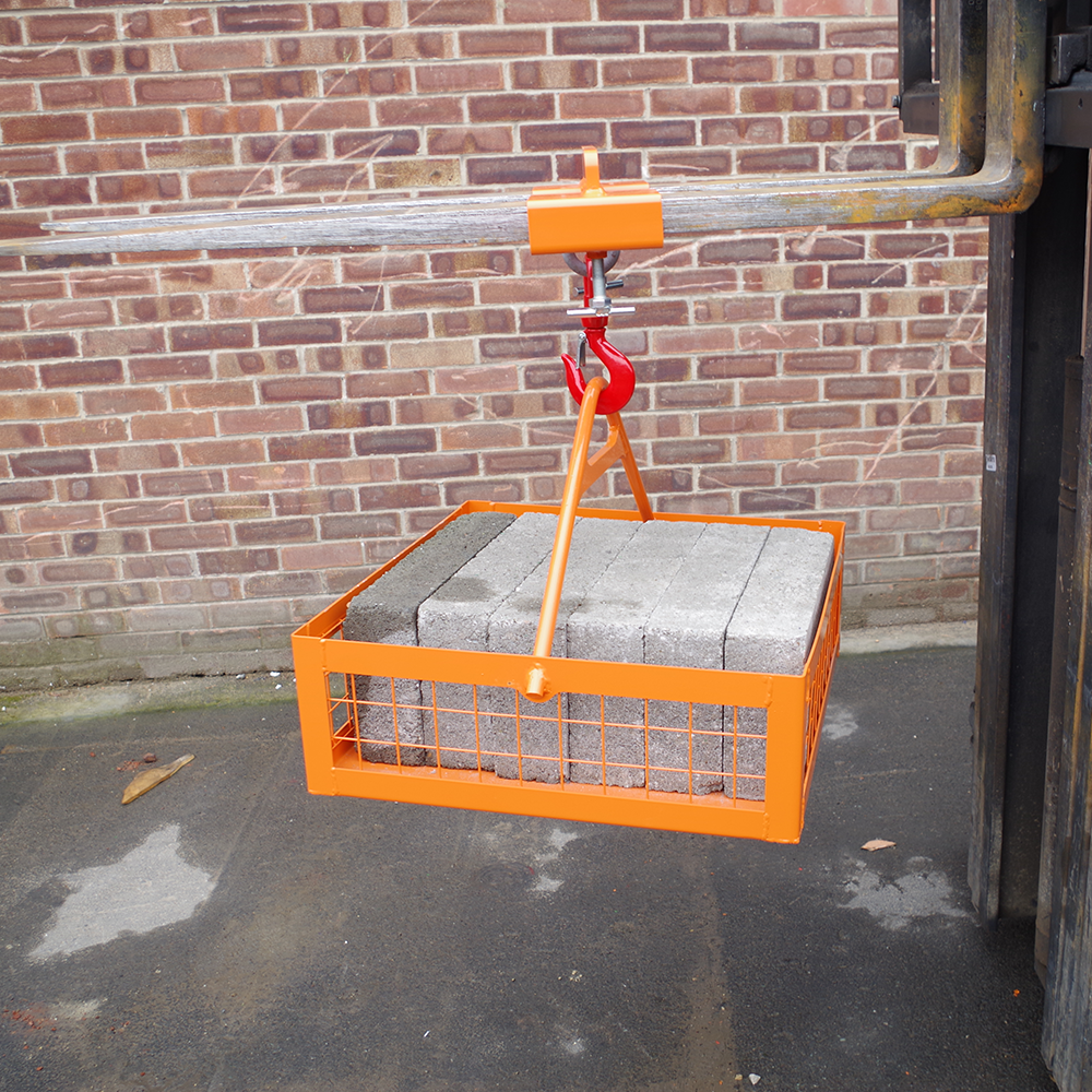 Brick Basket Forklift Attachment