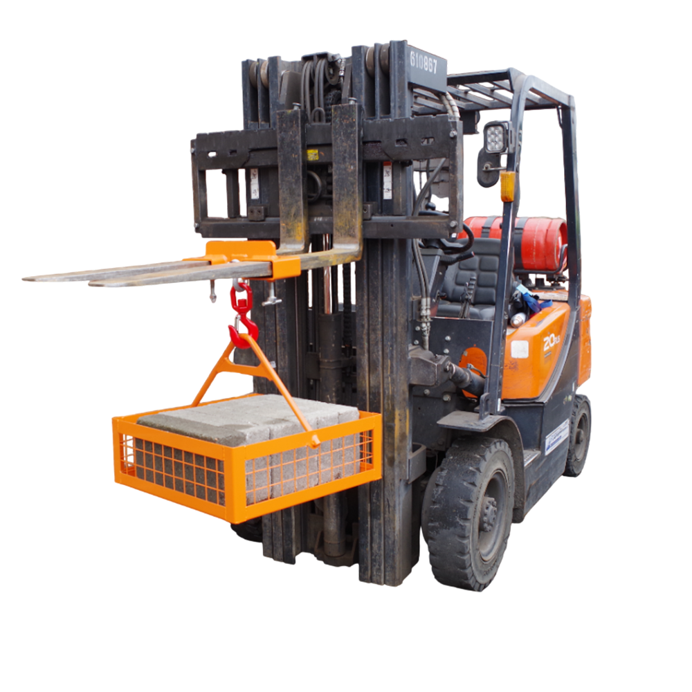Brick Basket Forklift Attachment