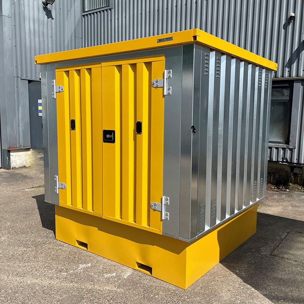 Bunded Storage Rack IBC Bunded Storage Container - Flat Packed - Kingfisher Direct Ltd