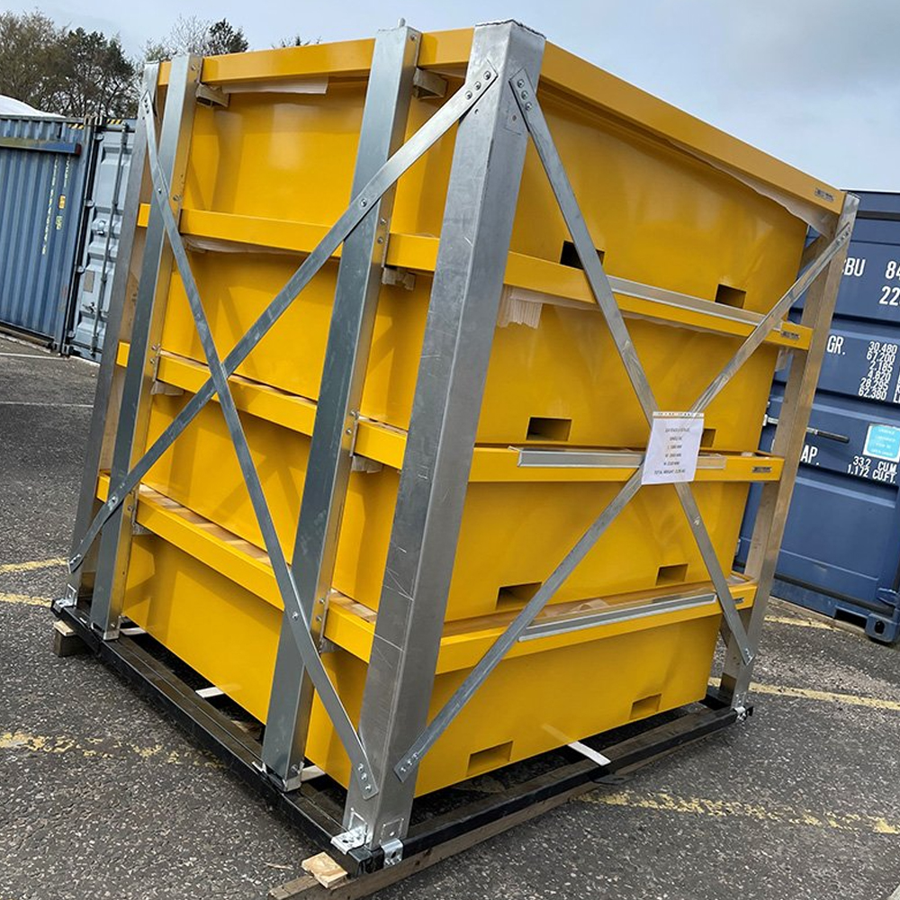 Bunded Storage Rack IBC Bunded Storage Container - Flat Packed - Kingfisher Direct Ltd