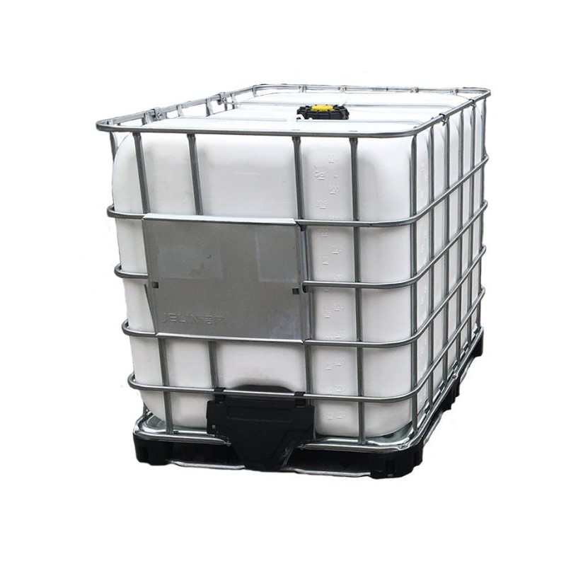 1000 Litre Reconditioned Opaque White IBC - Combi Pallet - Grade A