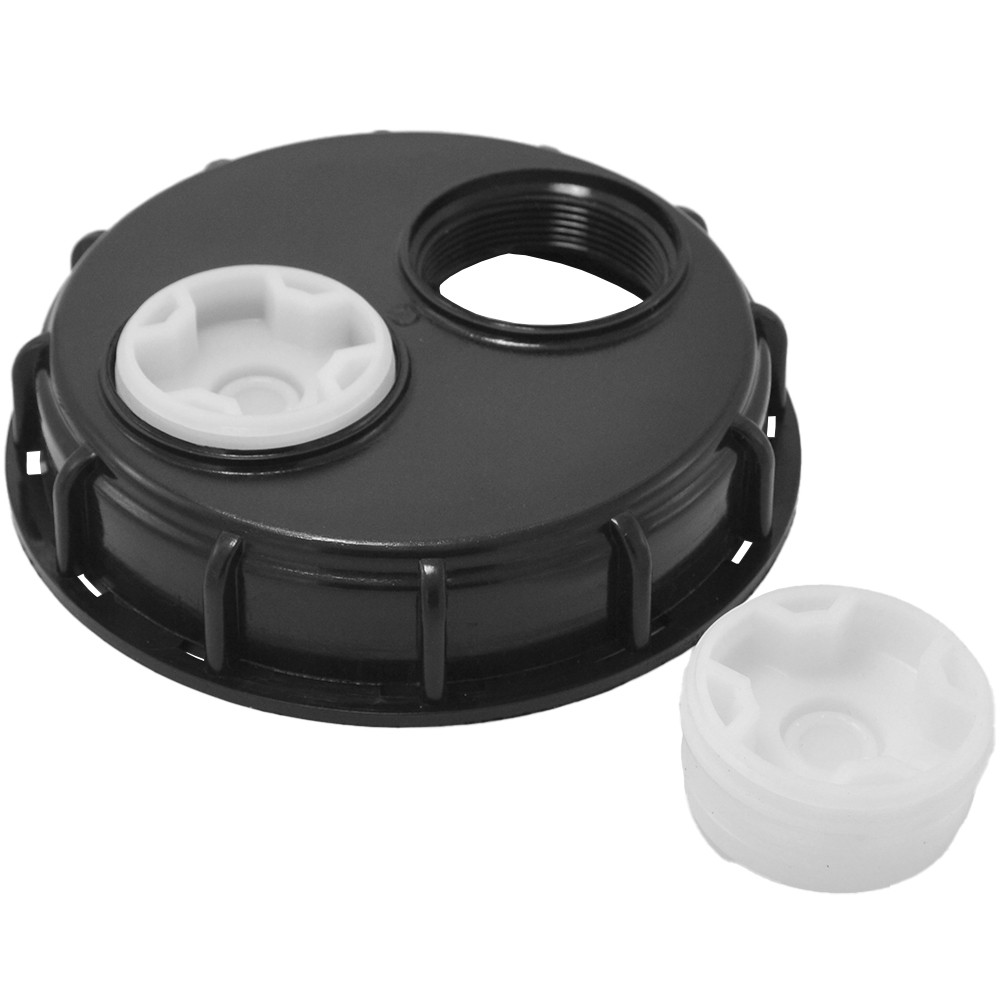 150mm IBC Lid with Two 2" Female Inlets