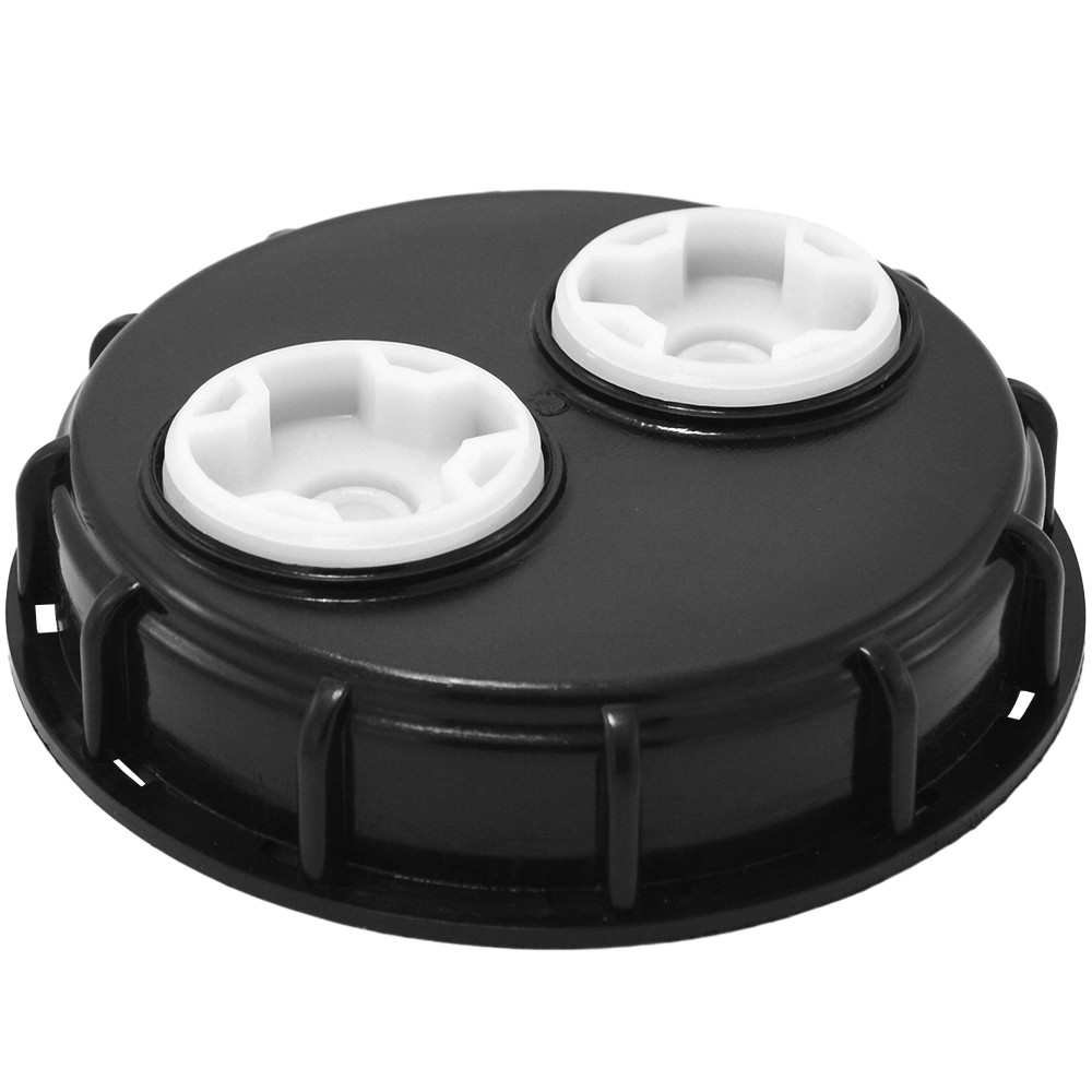 150mm IBC Lid with Two 2" Female Inlets
