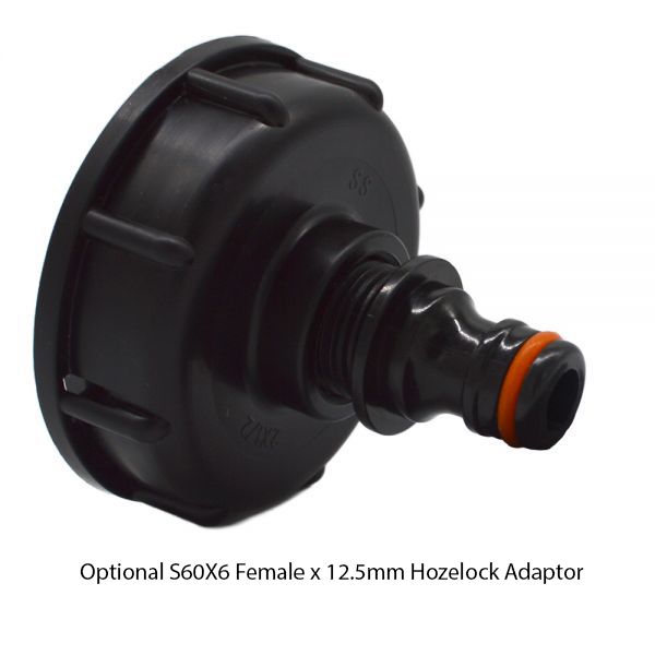 1000 Litre New Schutz Black IBC - Steel Pallet - UN Approved