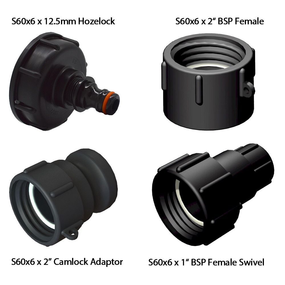 1000 Litre Reconditioned UN Approved IBC - 2" Valve