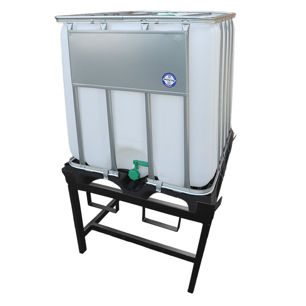 Steel IBC Stand - Steel - Forklift Channels