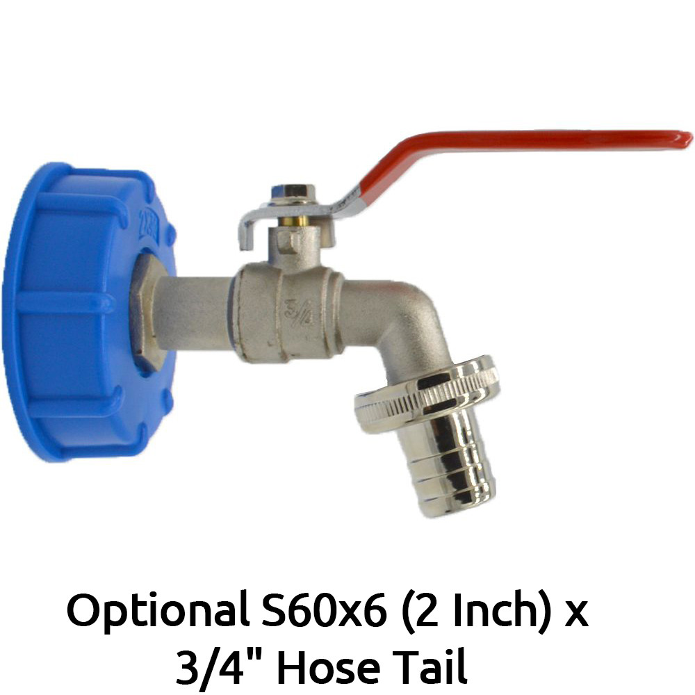 1000 Litre Reconditioned UN Approved IBC - 2" Valve