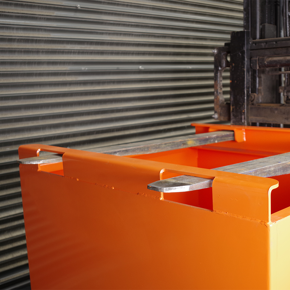 Bottom Empty Skip Forklift Attachment