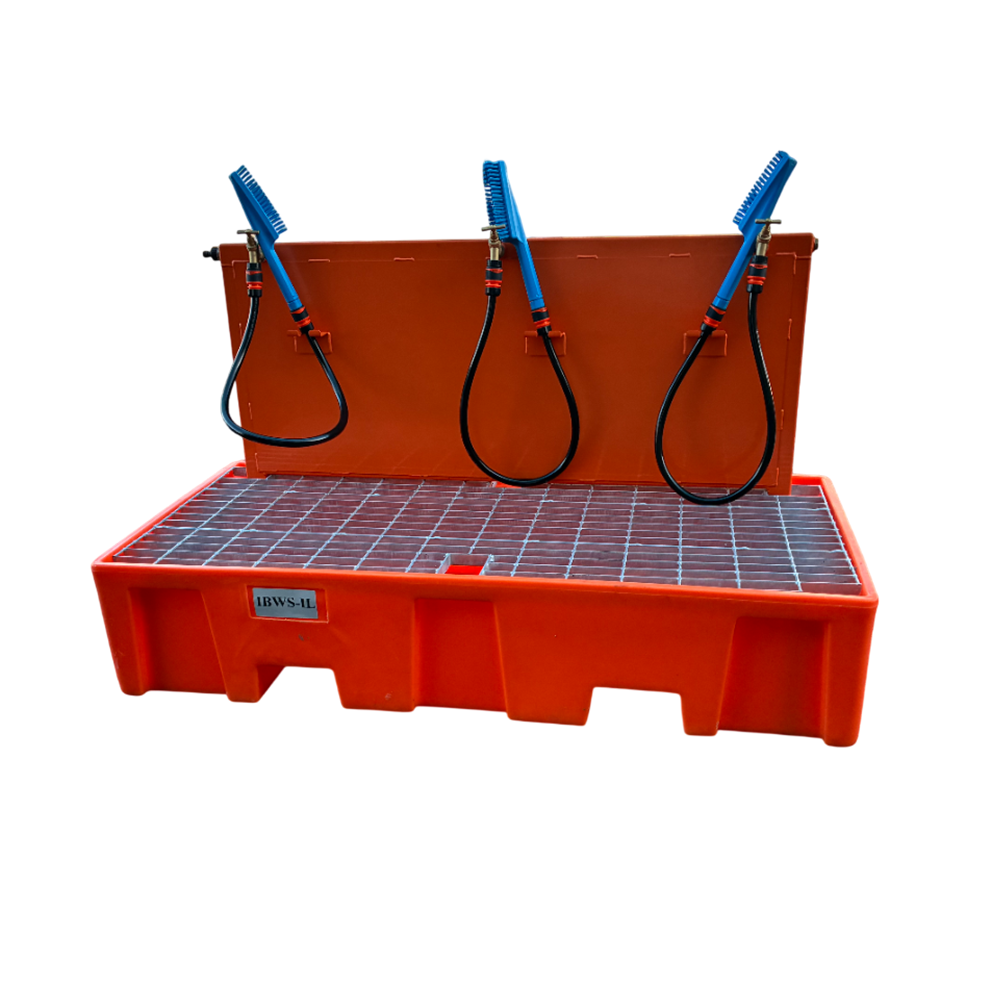 Boot Wash Station Forklift Attachment