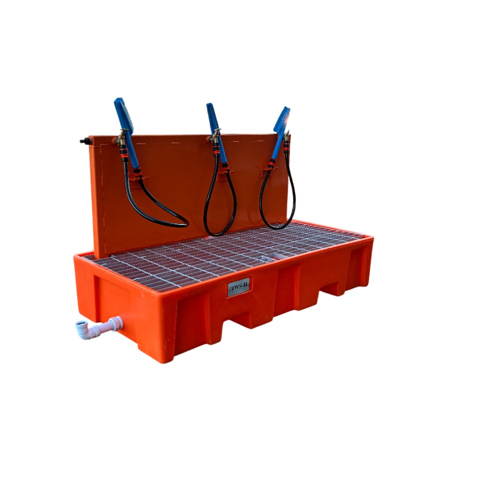 Boot Wash Station Forklift Attachment