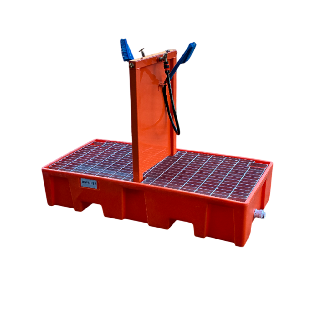 Boot Wash Station Forklift Attachment