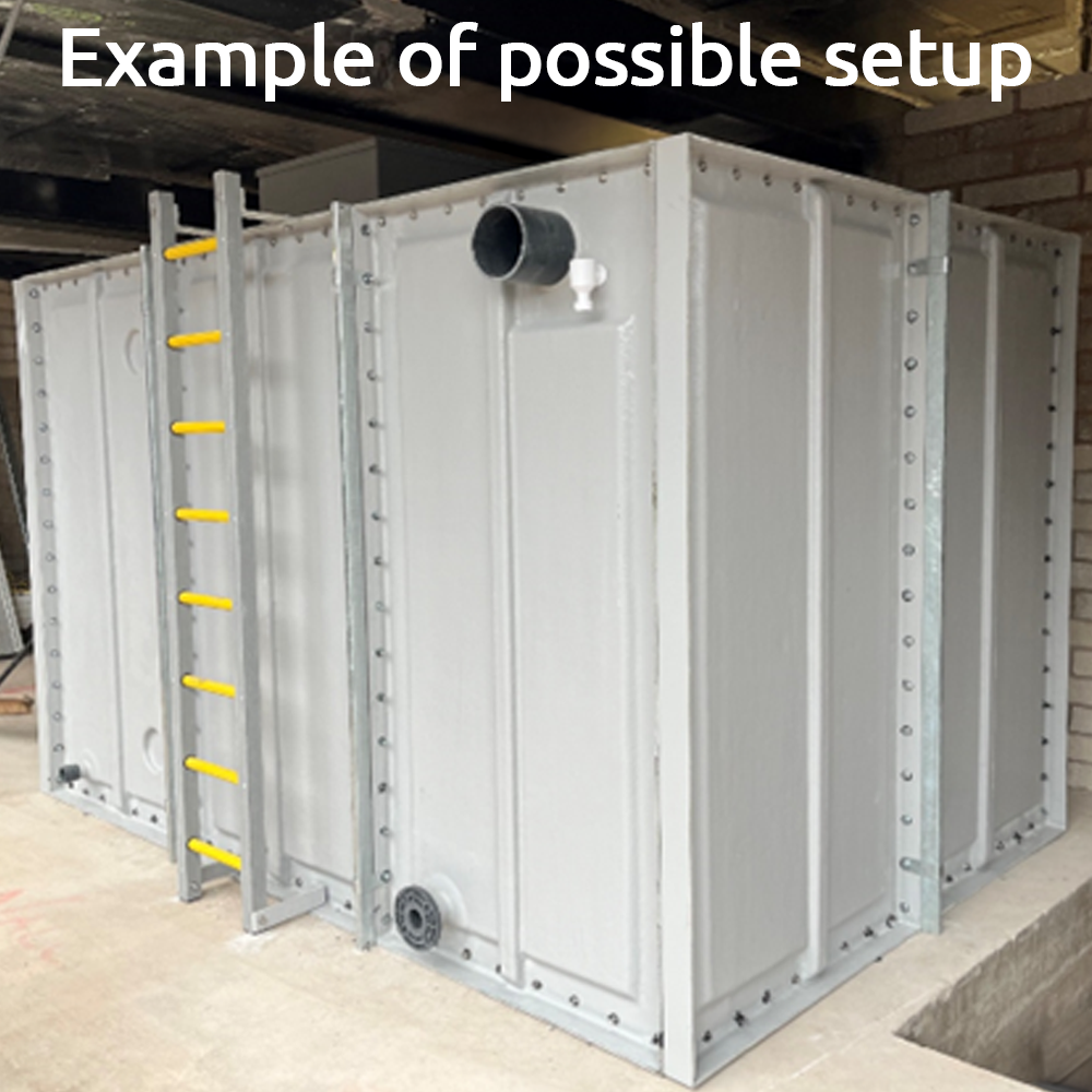 GRP Sectional Water Tanks (1,000-20,000 Litres)