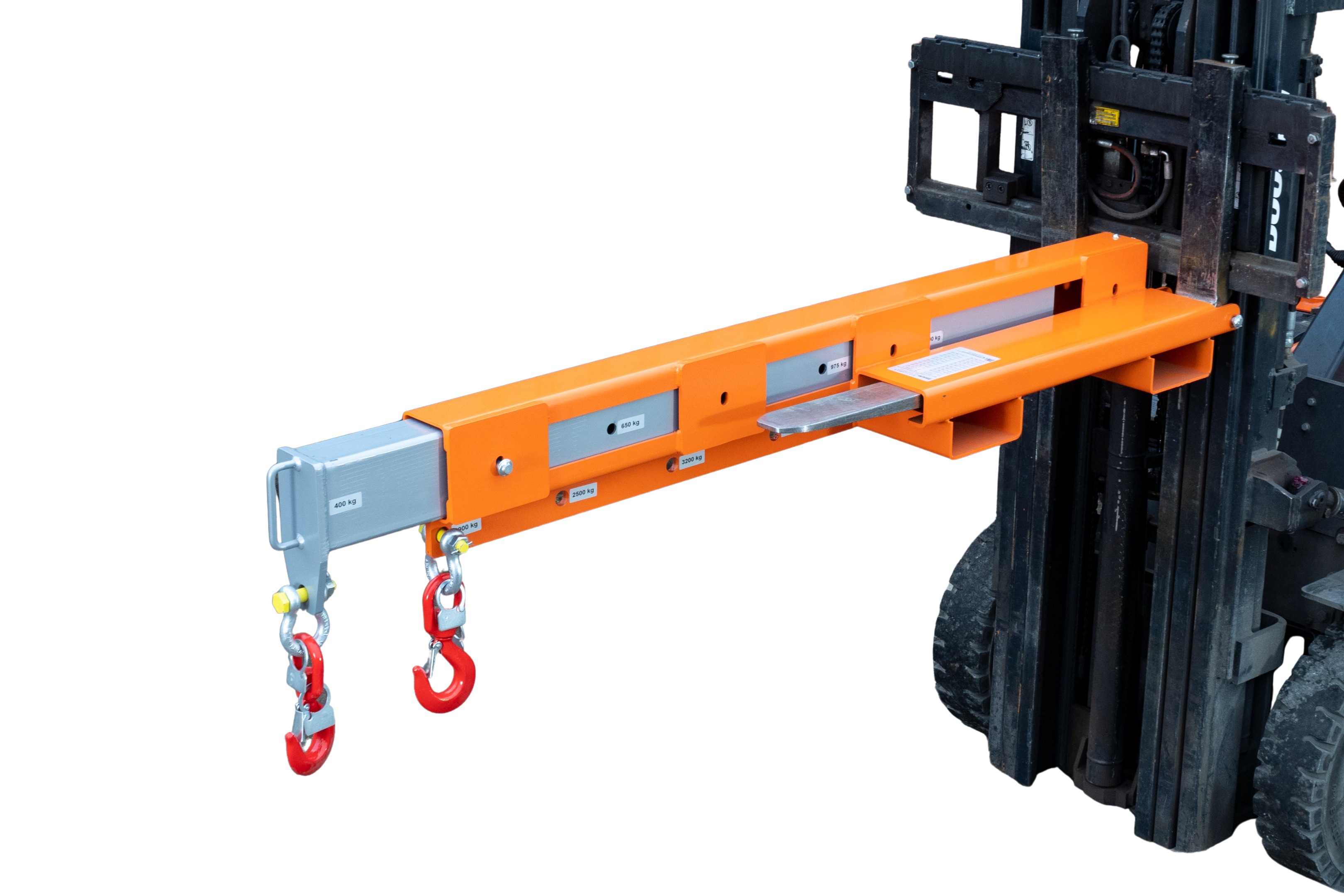 Fork Mounted Low Profile Extending Jib