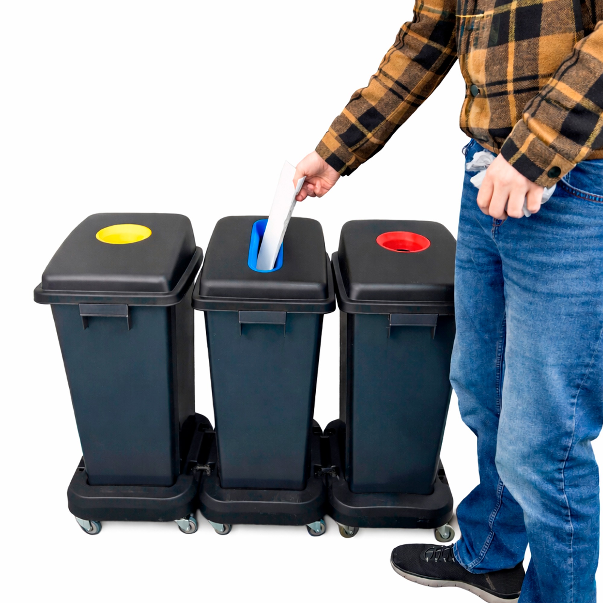 Indoor Office Recycling Bin - 60 Litre