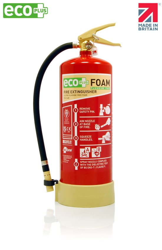 Pressure EcoPLUS Foam Fluorine Free Fire Extinguisher